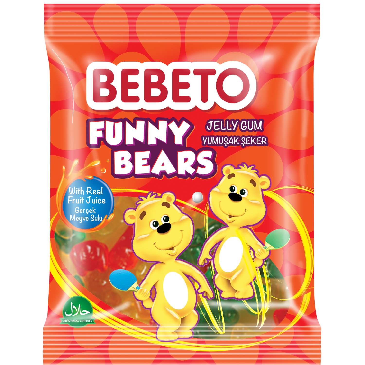 Мармелад жевательный Bebeto Funny bears 70г - фото 1