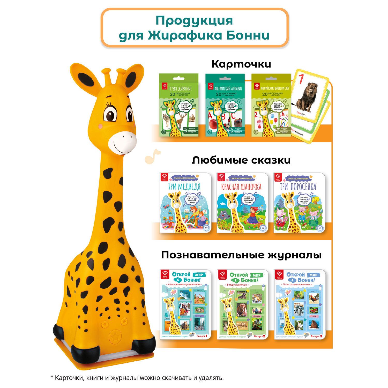 Набор развивающих карточек BertToys Первые животные - фото 8