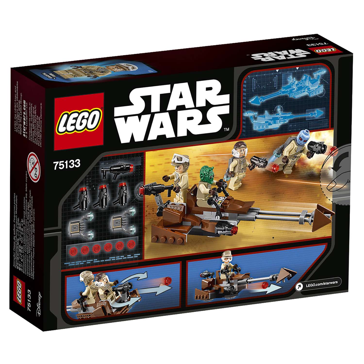 Конструктор LEGO Star Wars TM Боевой набор Повстанцев (75133) - фото 3