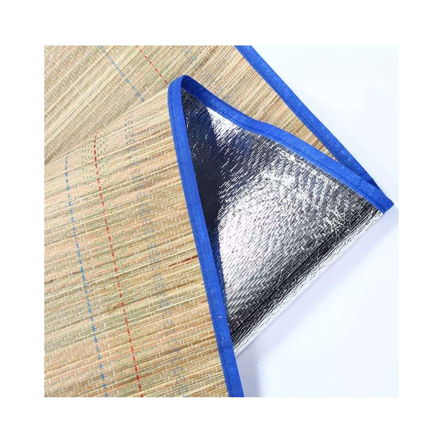 Фольгированный пляжный коврик Rabizy из бамбука 170х110 см птички - фото 3
