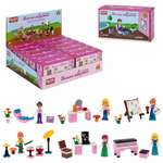 Игрушка-сюрприз 2 в 1 1TOY Blockformers 3Д конструктор фигурки куколок, для девочек , 1 шт.