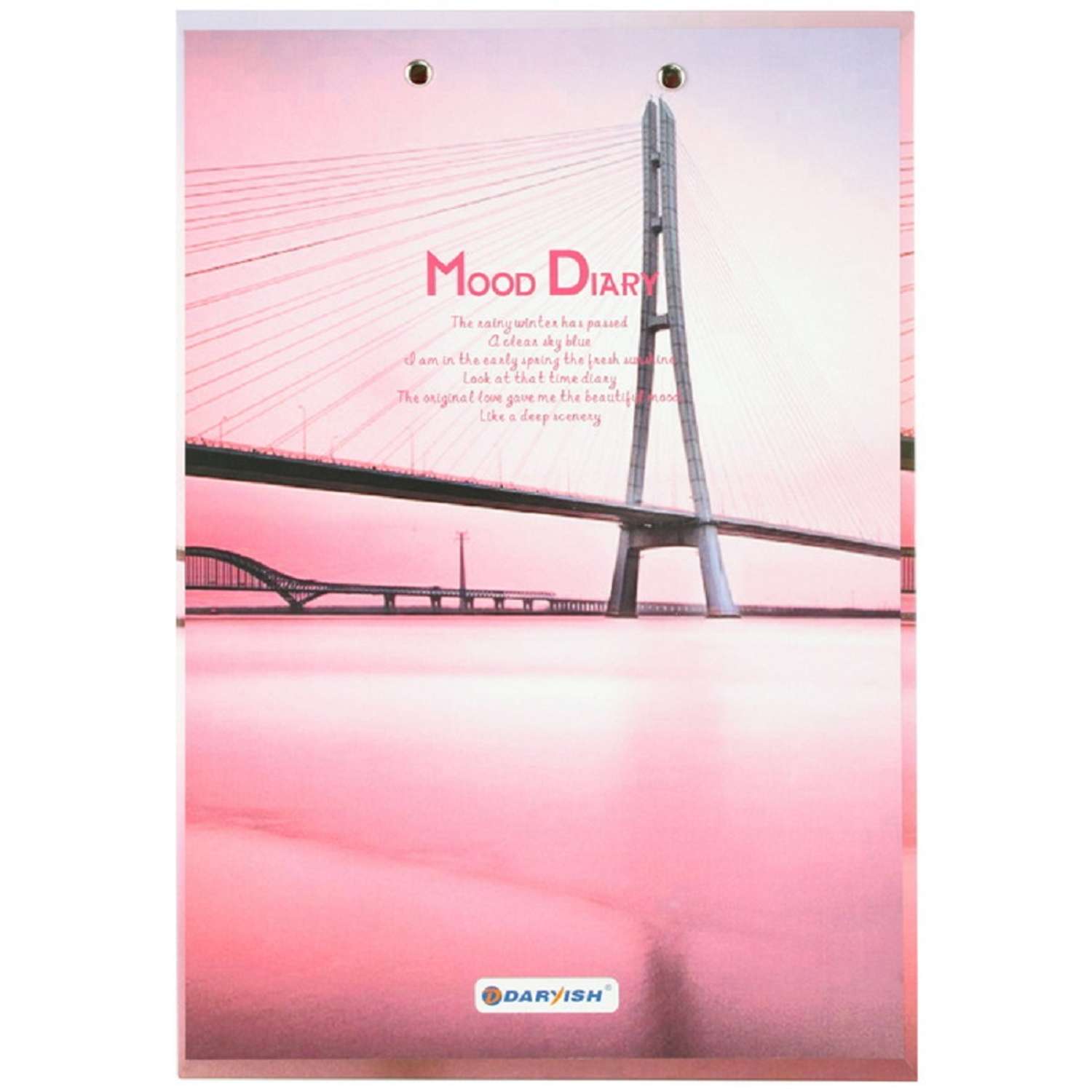 Планшет А4 с зажимом картонный Darvish клипборд розовый - фото 3