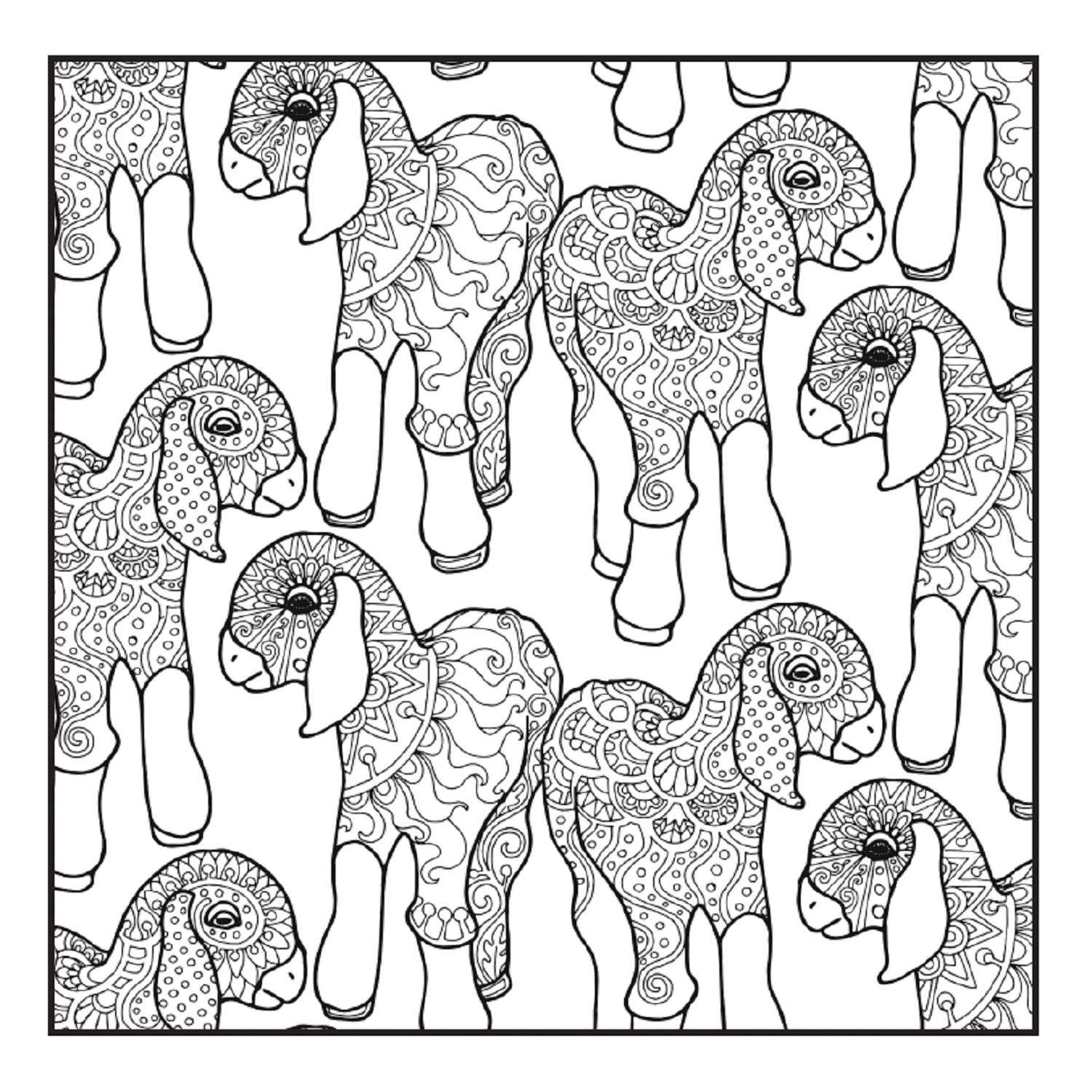 Книга АСТ Беззаботные овечки Рисунки для медитаций - фото 4