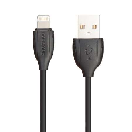 USB кабель Borofone BX19 Benefit Lightning 8-pin 2.4A 1м PVC Черный