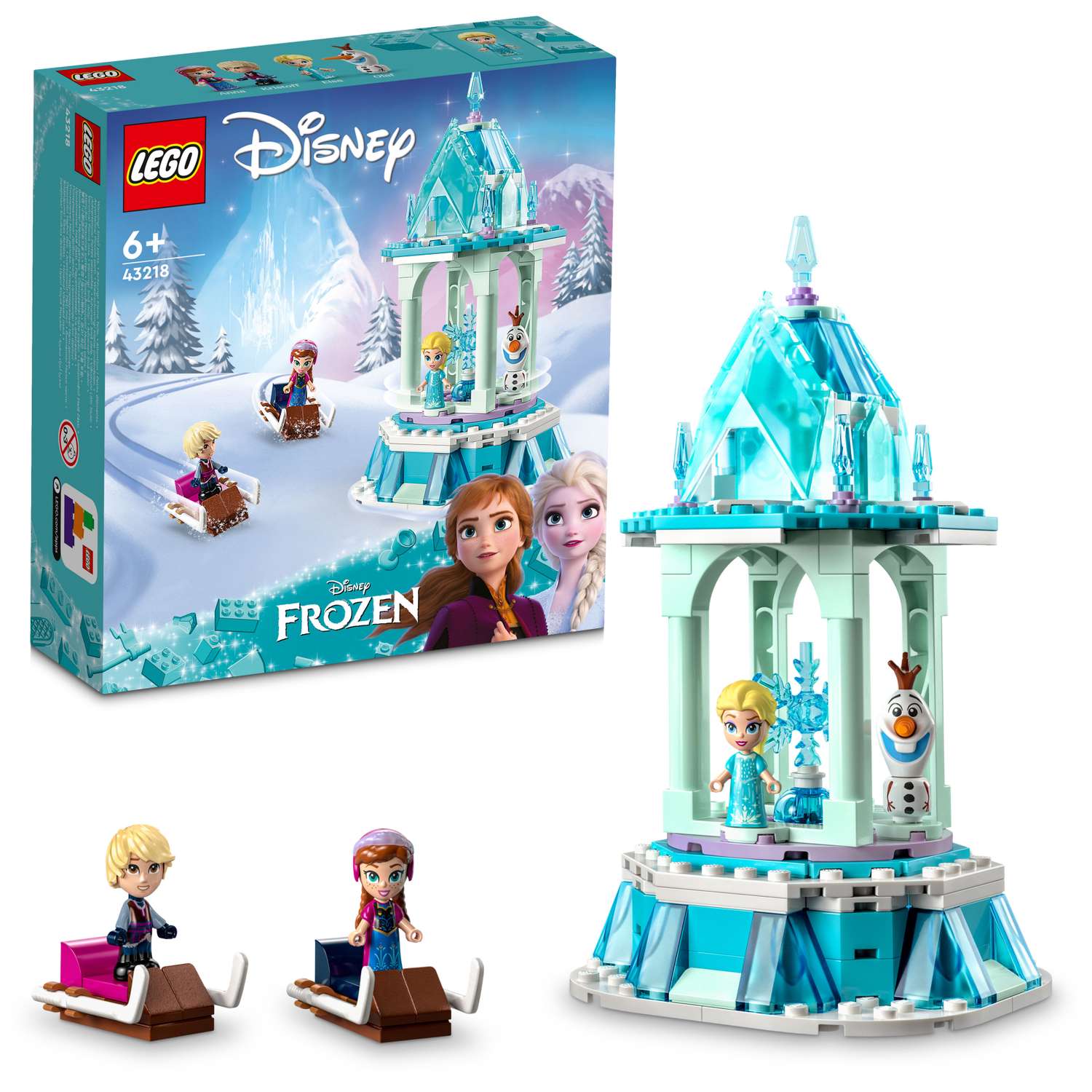 Конструктор LEGO Princesses Anna and Elsas Magical Carousel 43218 - фото 1