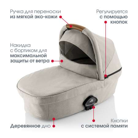 Коляска 2в1 Britax Roemer Smile III Pure Beige-black