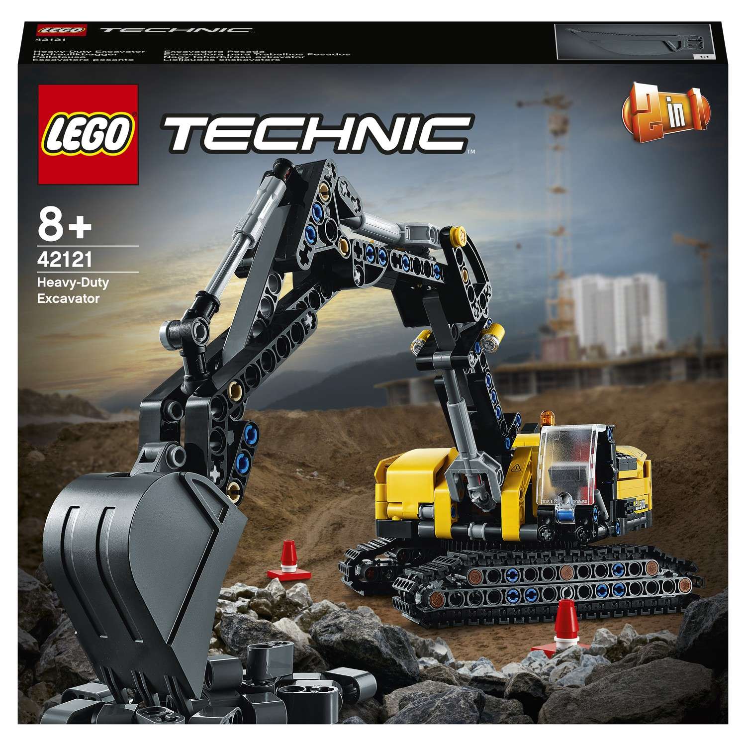 Конструктор LEGO Technic Тяжелый экскаватор 42121 - фото 2