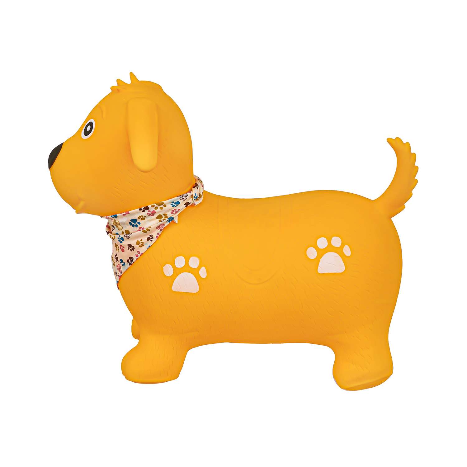 Прыгун надувной LAKO SPORT Желтая собака Гаф в комплекте с насосом - фото 8