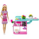 Набор игровой Barbie Цветочный магазин с куклой-флористом GTN58