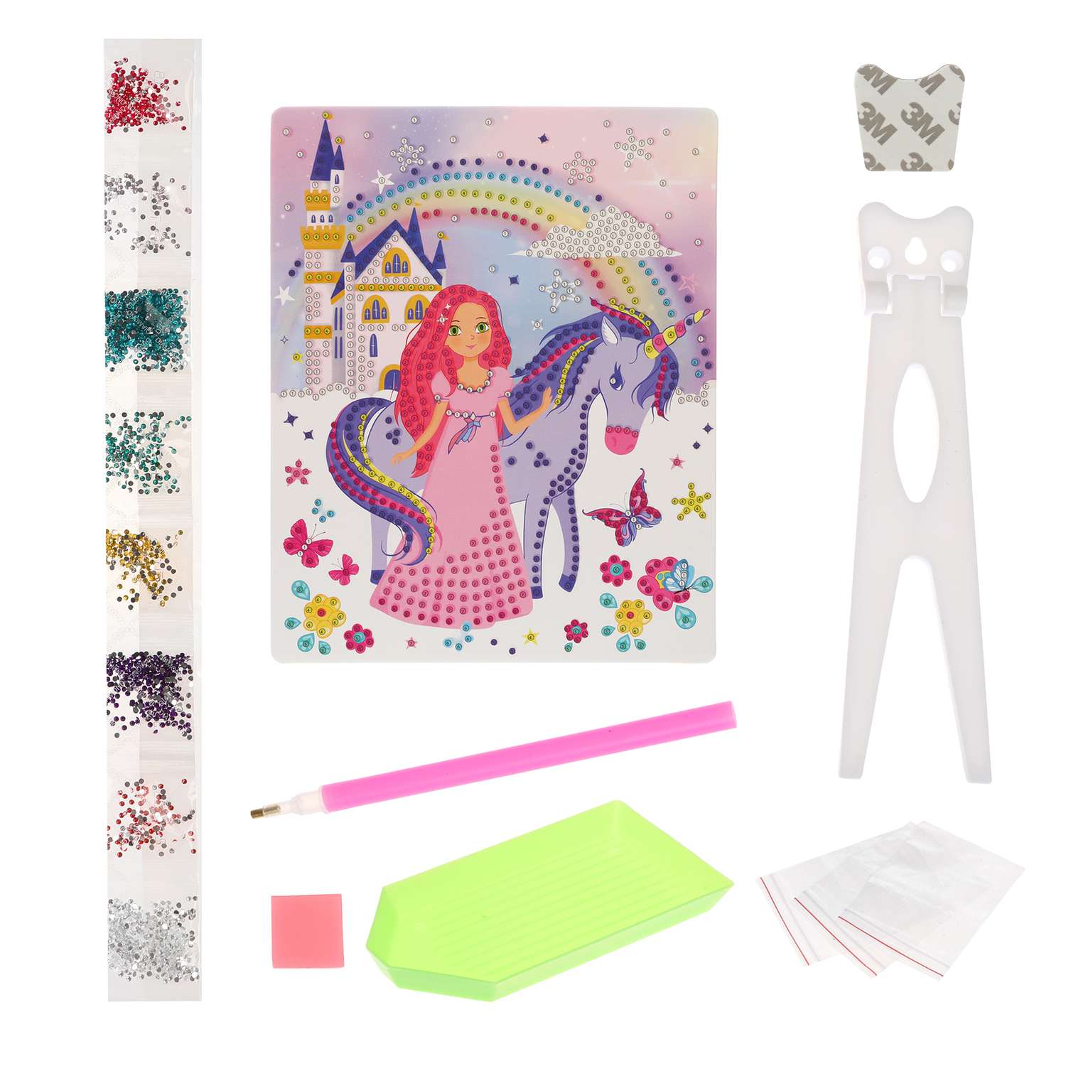 Алмазная мозаика Color Puppy Принцесса с единорогом - фото 1