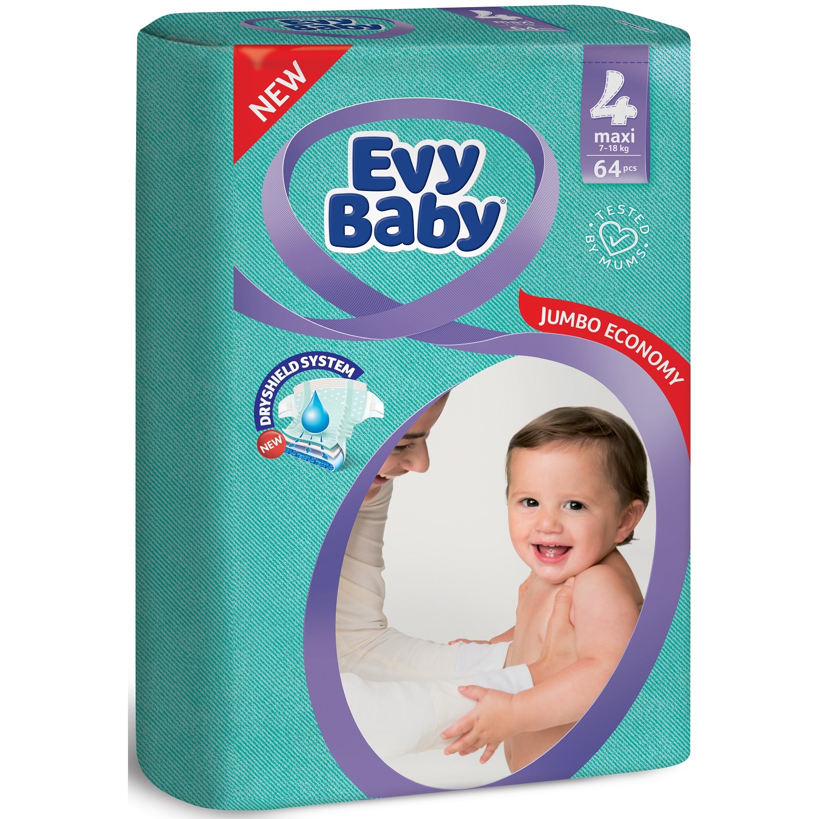 Подгузники Evy Baby 64 шт. L - фото 1