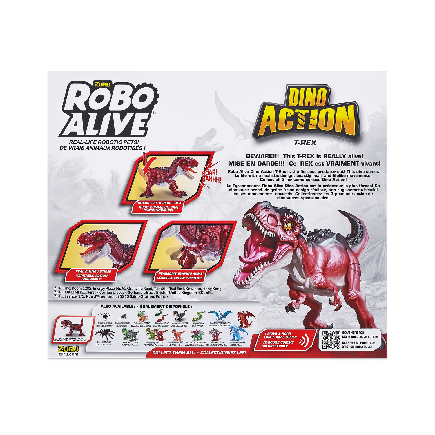 Фигурка Zuru ROBO ALIVE Т-рекс - фото 11