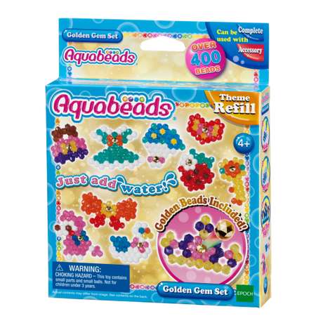 Аквамозаика Aquabeads Золотые украшения