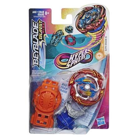 Игрушка BeyBlade Волчок Гиперсфера с пусковым устройством Глиф Драгон D5 E7716EU4