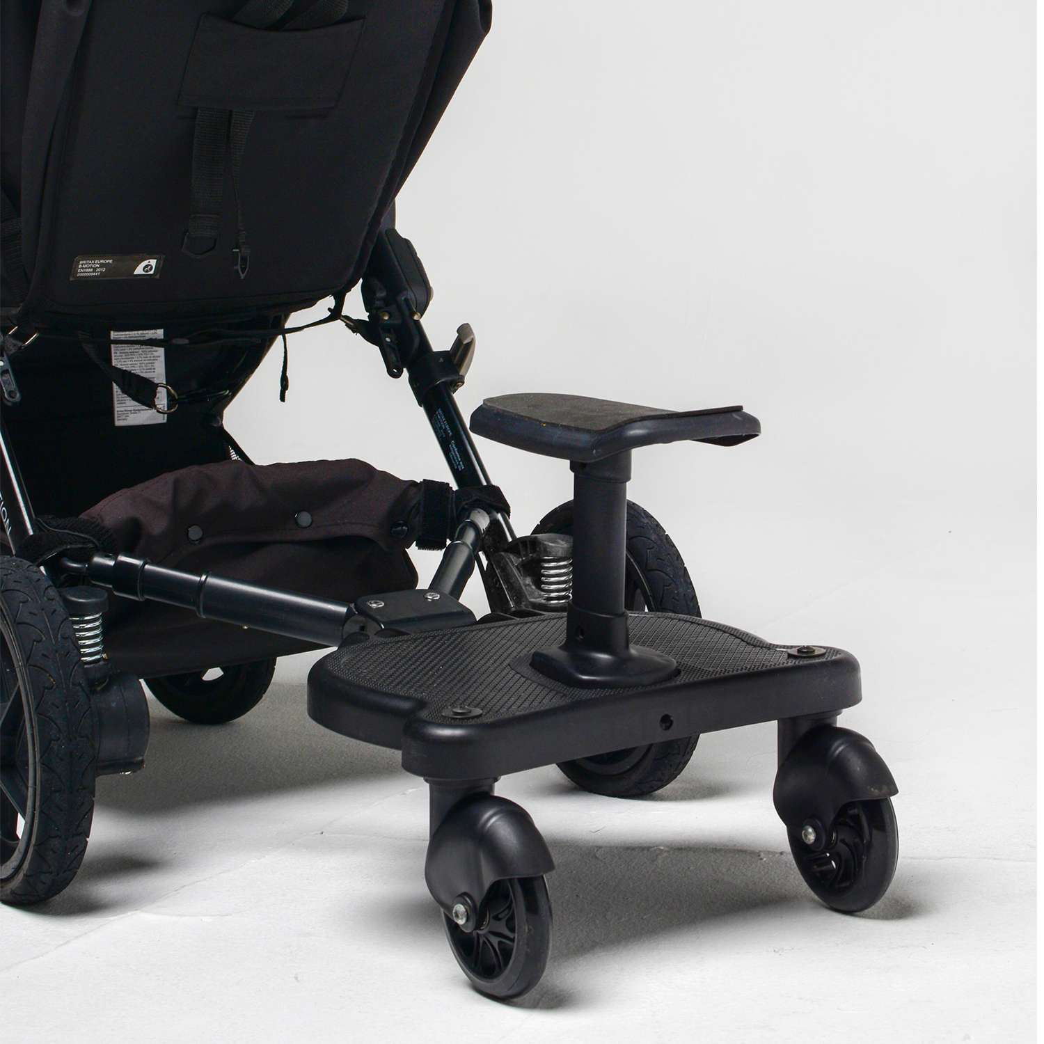 Подножка для второго ребёнка MAMADOO Универсальная с двумя колесами и сидушкой STRBK - фото 2