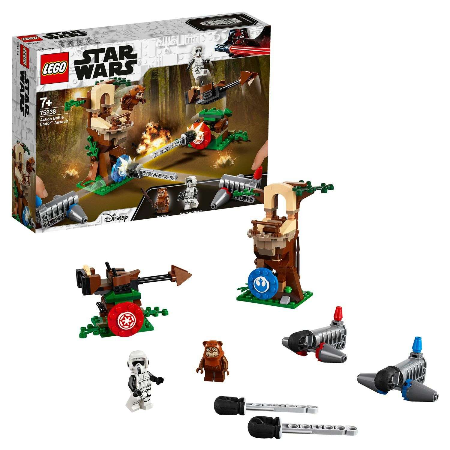 Конструктор LEGO Star Wars Нападение на планету Эндор 75238 - фото 1