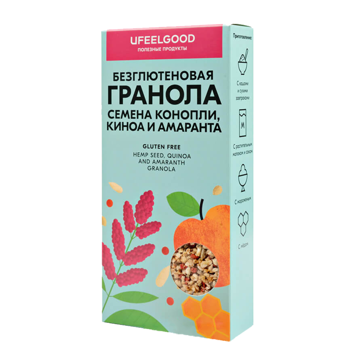 Гранола Ufeelgood Безглютеновая 200г - фото 1