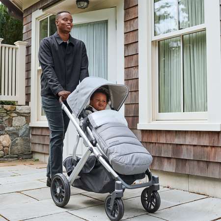 Чехол для коляски UPPAbaby утепленный Серебристый меланж