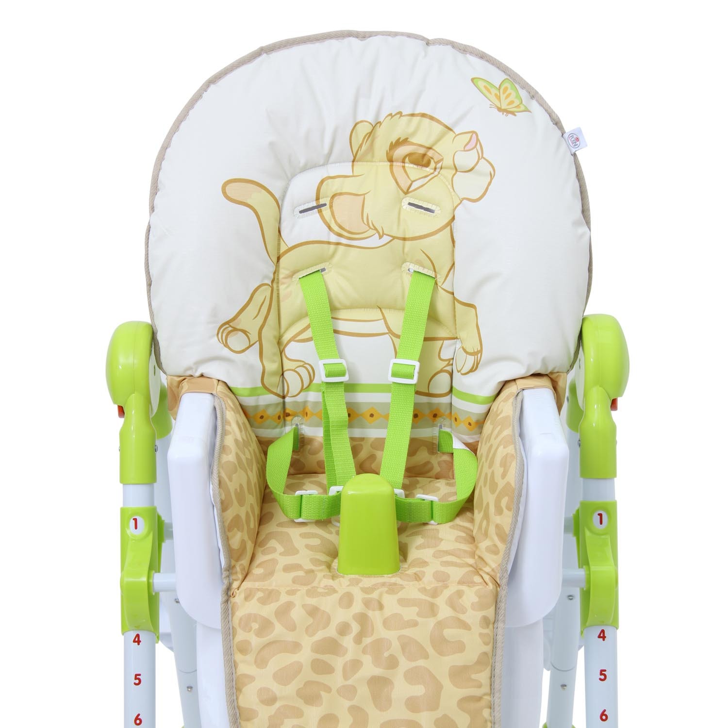 Стульчик для кормления Polini kids Disney baby 470 Король Лев Зеленый - фото 11