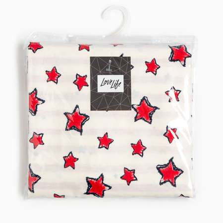 Пододеяльник LoveLife Red stars 112х147 см