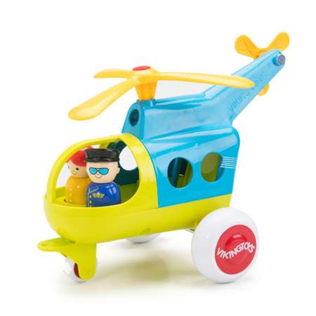 Вертолет VIKINGTOYS JUMBO NEW желтый