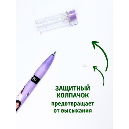 Ручки пиши стирай CANBI гелевые со стираемыми чернилами Блэкпинк Blackpink