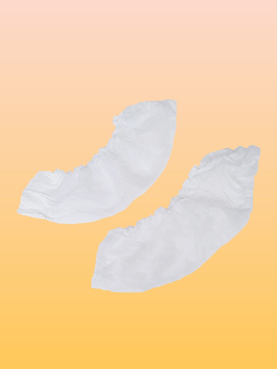 Носки Амарант из нетканого материала одноразовые 50 пар/белые - фото 3