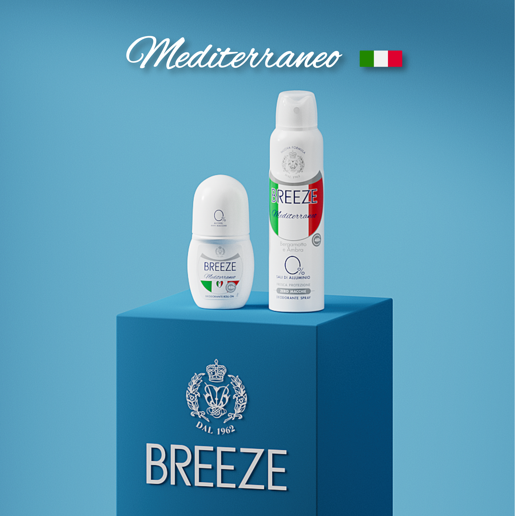 Дезодорант роликовый для тела BREEZE mediterraneo 50мл - фото 5