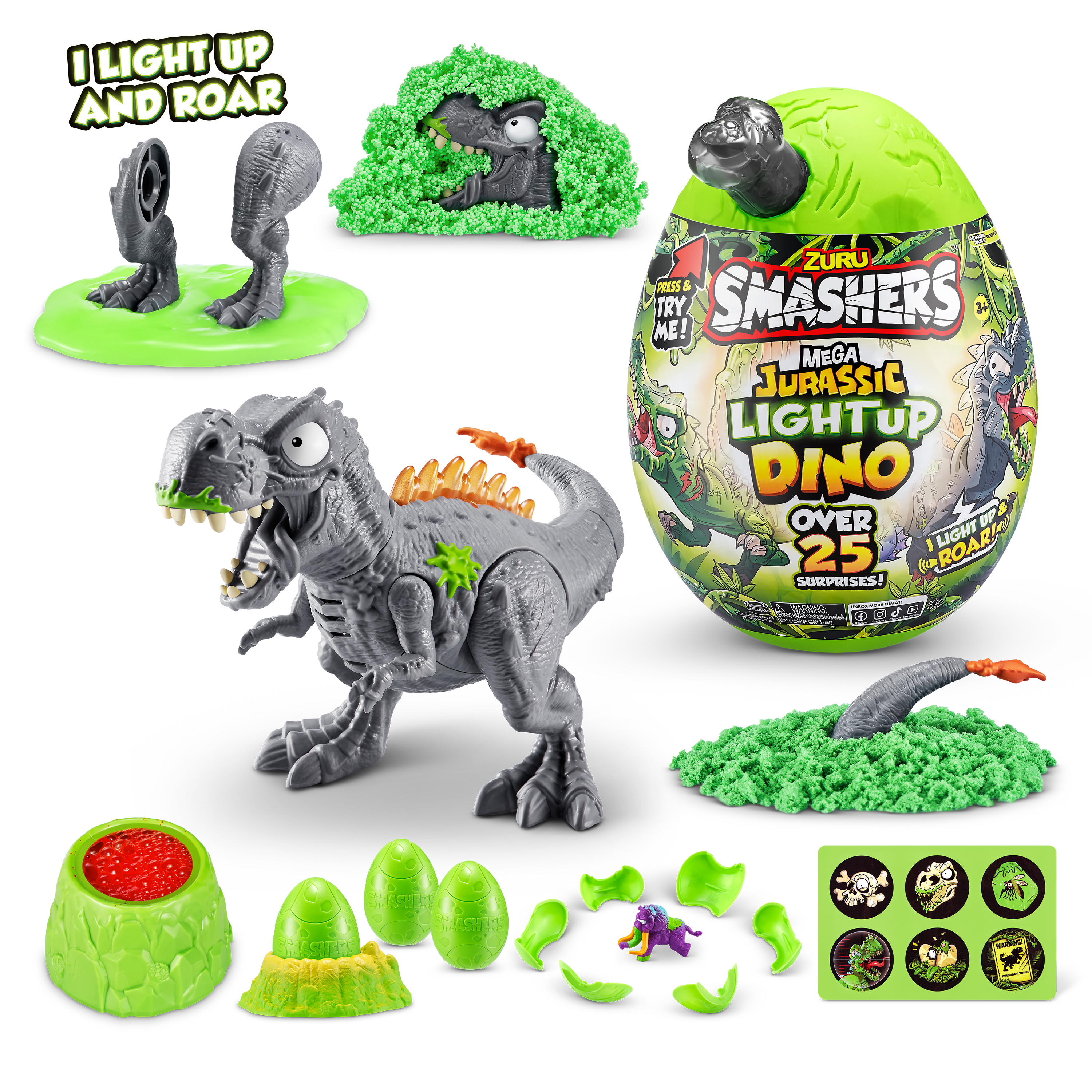 Набор игровой Smashers Мега динозавр в непрозрачной упаковке (Сюрприз) 74108 74108 - фото 17