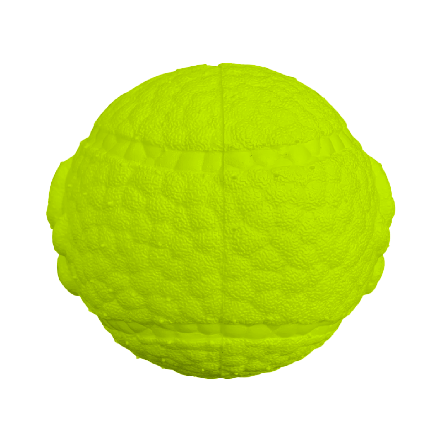 Игрушка для собак Mr.Kranch Мяч с лапкой 8см неоновая Желтая - фото 9