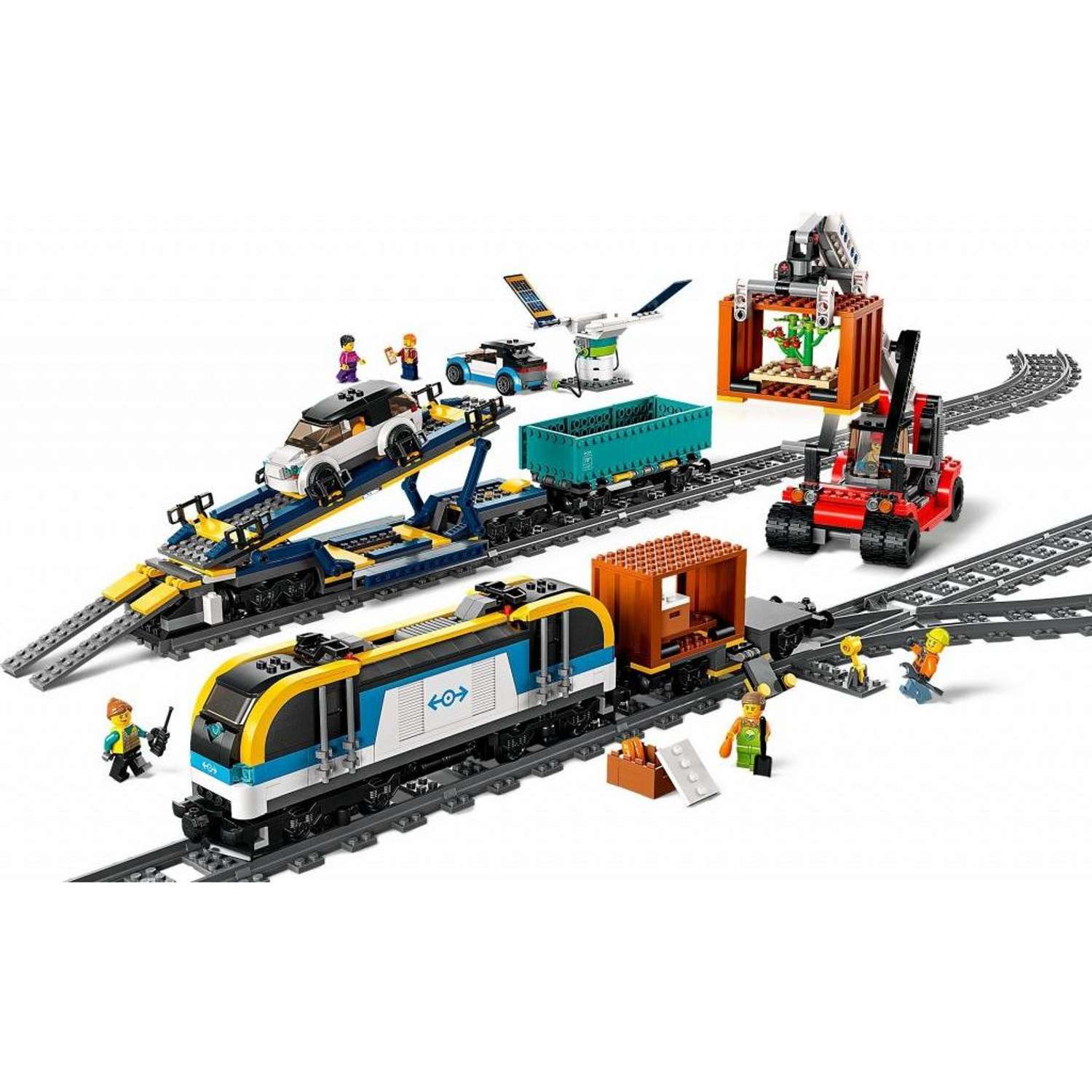 Конструктор LEGO City Trains Товарный поезд 60336 - фото 3