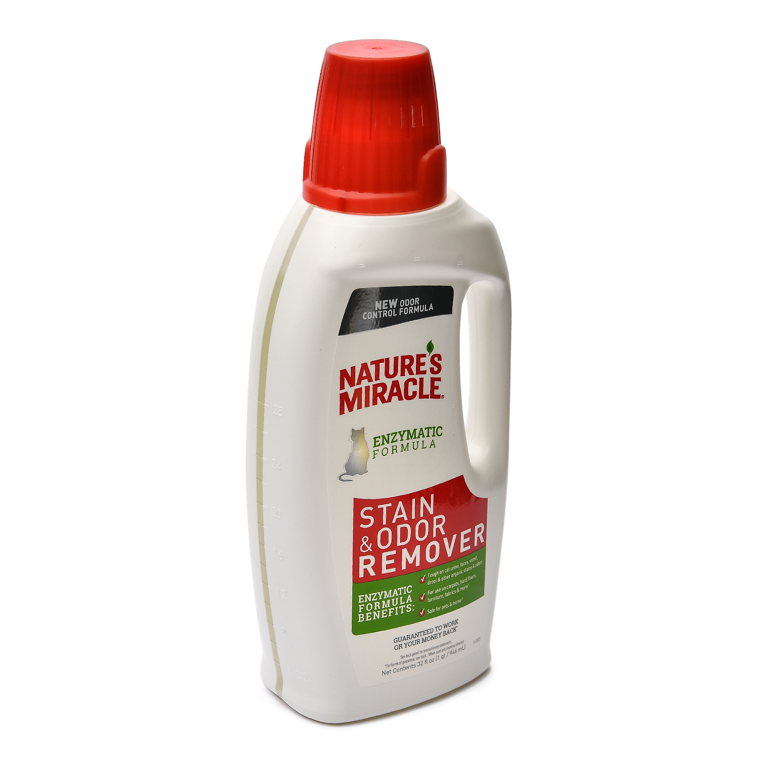 Уничтожитель пятен и запахов от кошек Natures Miracle Remover универсальный 945мл - фото 2