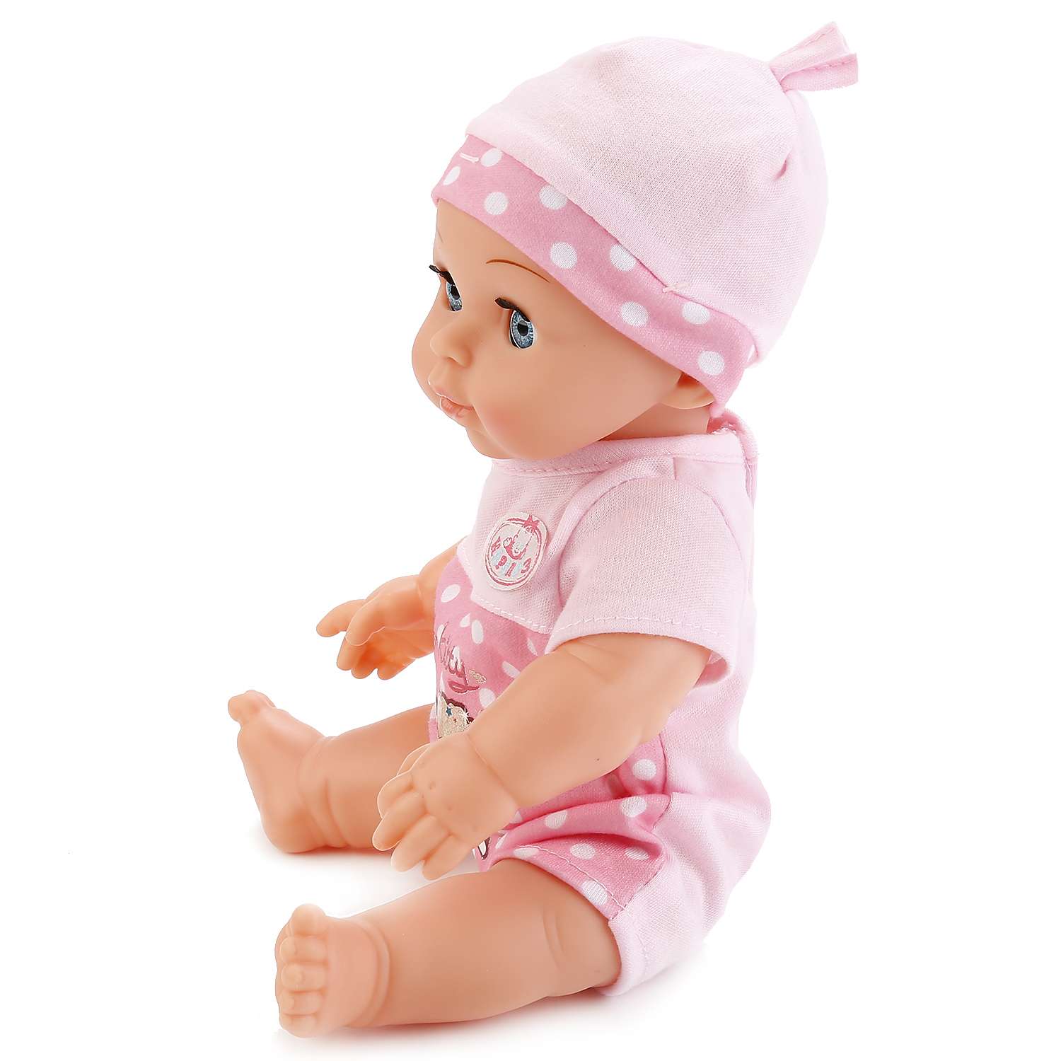 Кукла Карапуз интерактивная в бледно-розовом костюмчике 230220 - фото 6