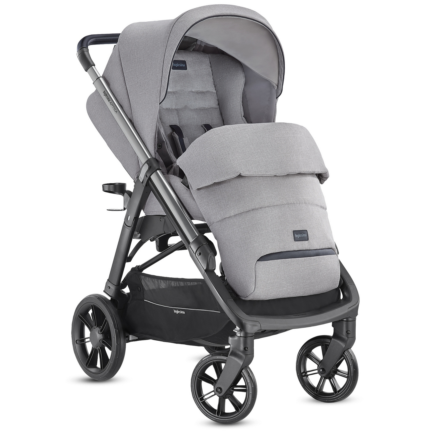 Коляска Inglesina Aptica Silk Grey - фото 4 