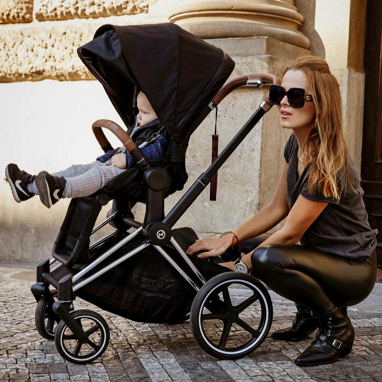 Рама для коляски Cybex Priam III Chrome Brown - фото 10