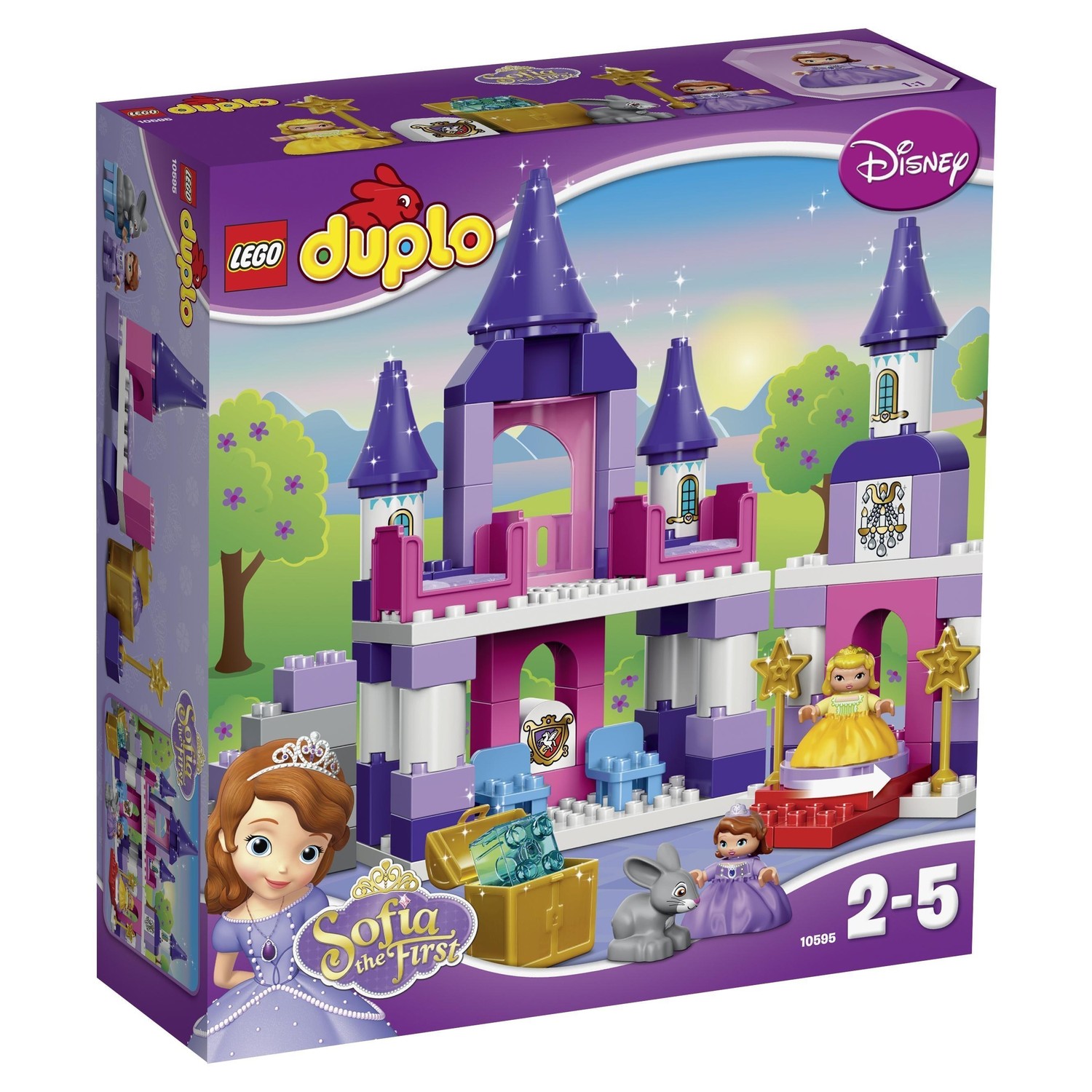 Конструктор LEGO DUPLO Sofia the First София Прекрасная: королевский замок  (10595) купить по цене 3299 ₽ в интернет-магазине Детский мир