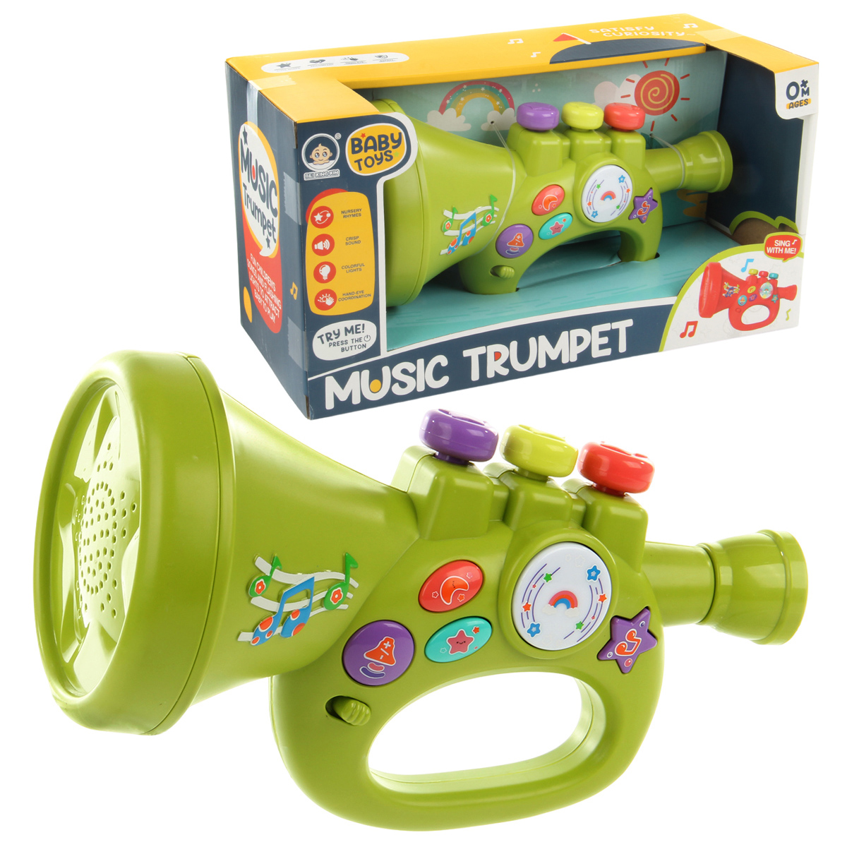 Музыкальная игрушка Veld Co Труба - фото 5