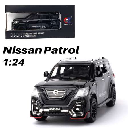 Машинка игрушка железная 1:24 Che Zhi Nissan Patrol