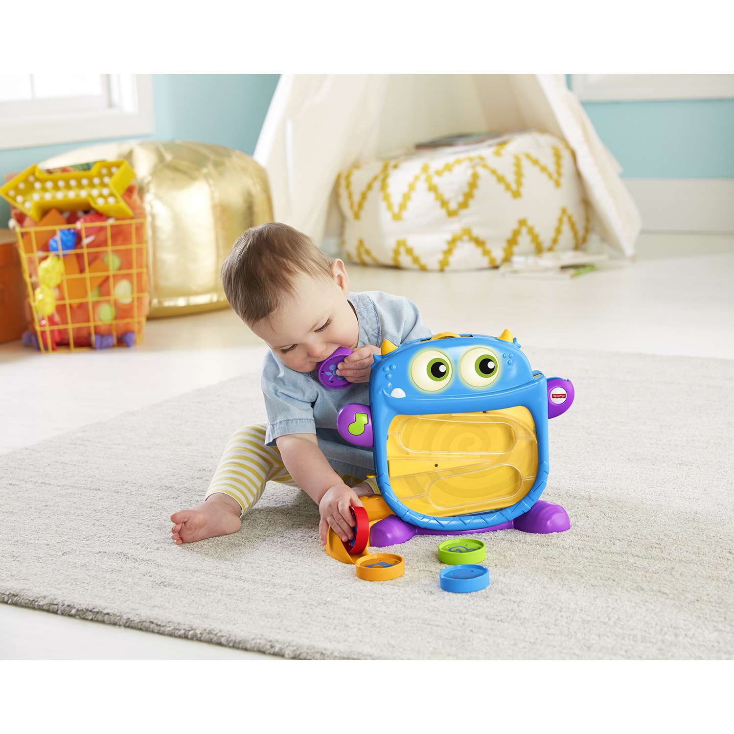 Игрушка Fisher Price Голодный монстрик - фото 5