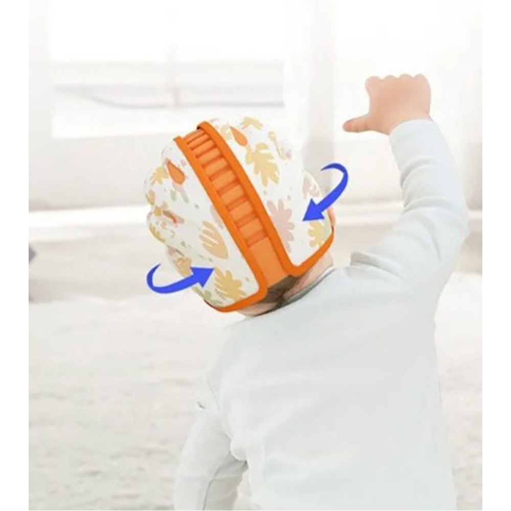 Шлем защитный Beideli для малышей от падений Львенок коричневый - фото 5