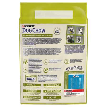 Корм для собак Dog Chow крупных пород с индейкой 2.5кг