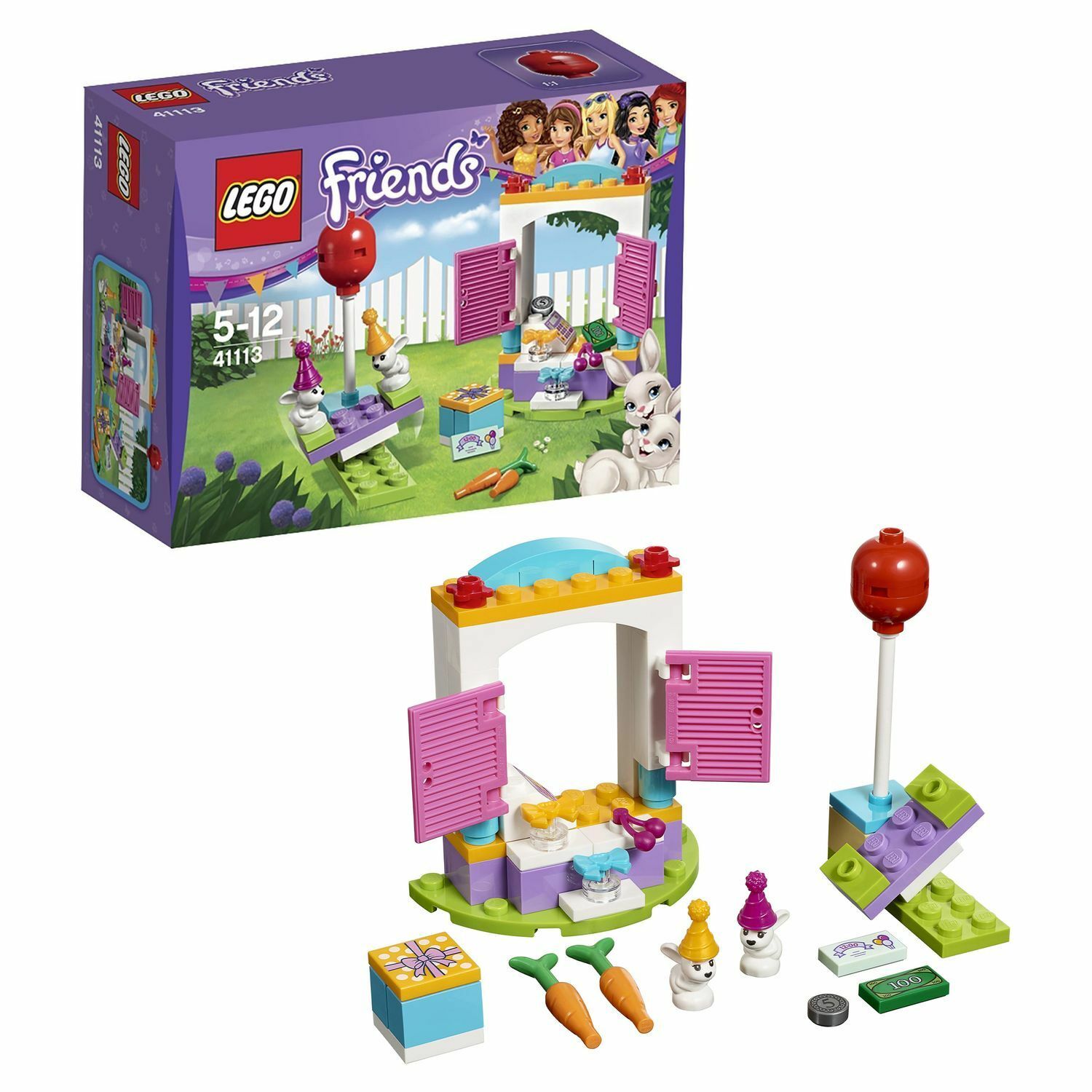 Конструктор LEGO Friends День рождения: магазин подарков (41113) купить по  цене 499 ₽ в интернет-магазине Детский мир