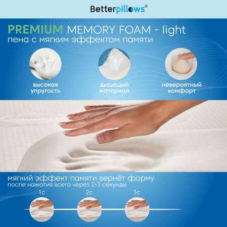 Подушка ортопедическая Betterpillows Эффект памяти