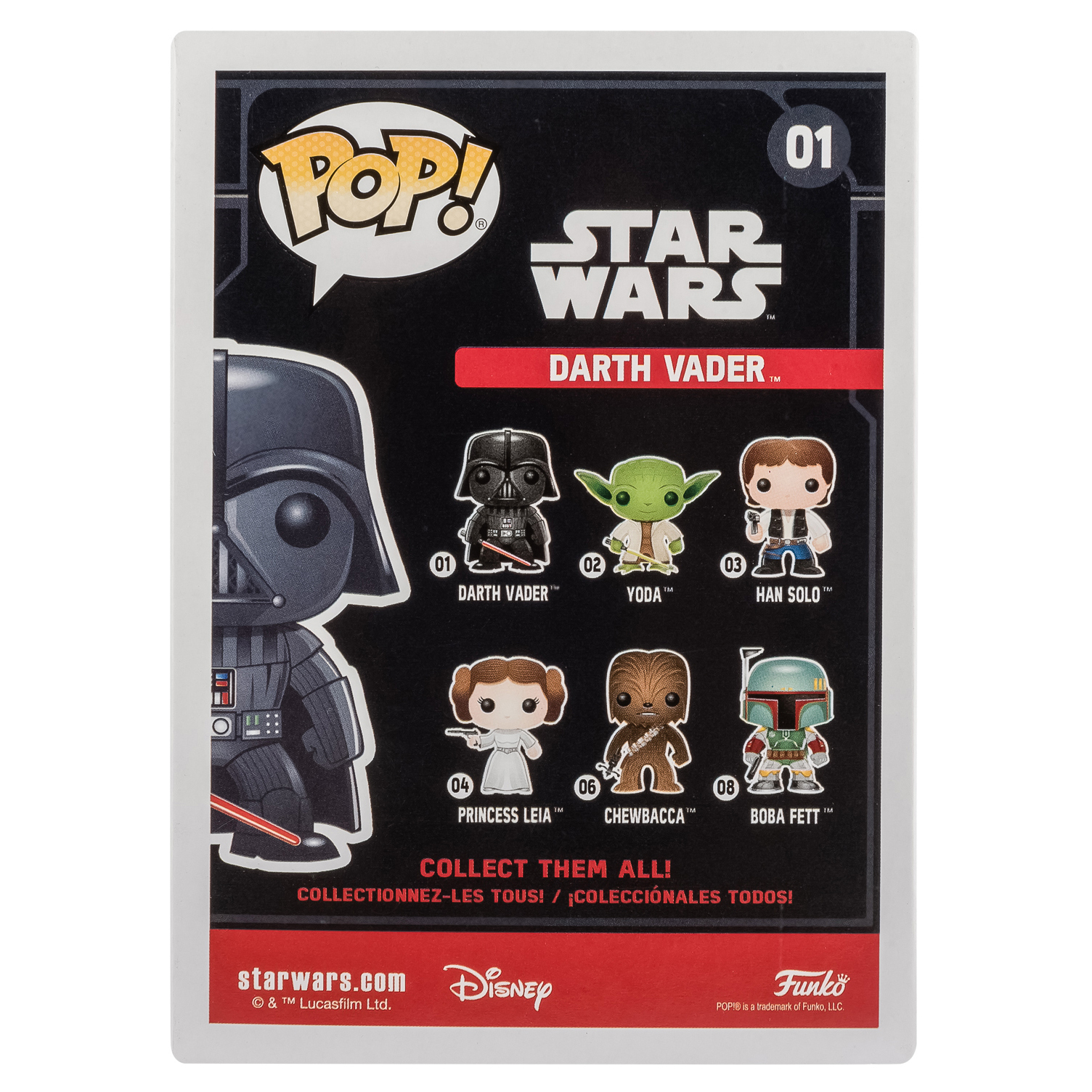 Фигурка Funko Pop bobble Star Wars Darth Vader - фото 3