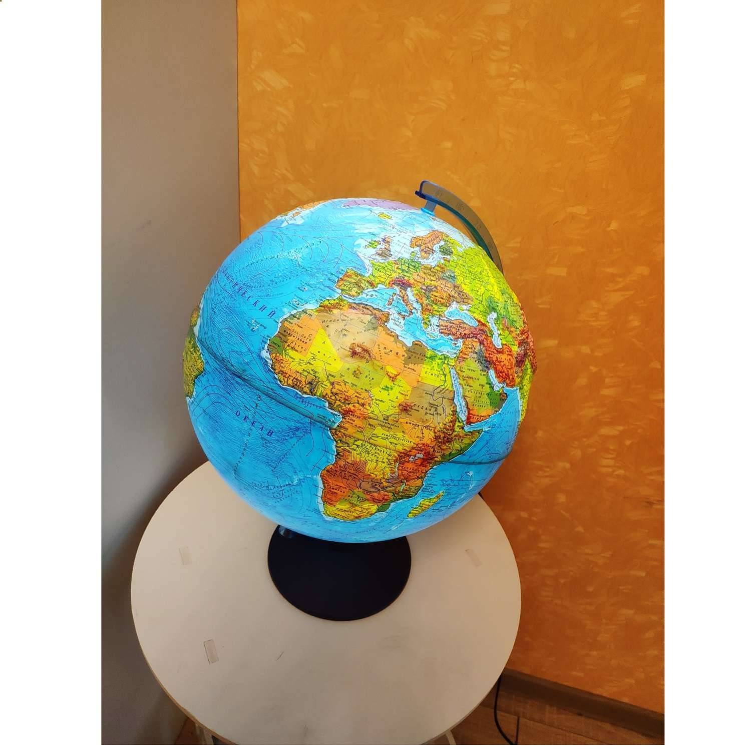 Глобус Globen Земли Интерактивный рельефный 32 см с подсветкой от батареек VR очки - фото 14