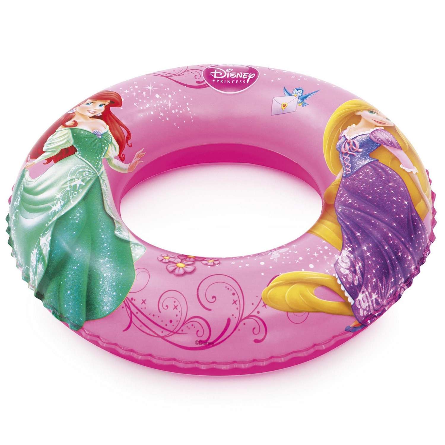 Надувной круг на воде. Bestway Princess Swim Ring 56cm. Круг надувной для плавания 56см Disney Princess, 91043b Bestway. Круг Bestway Disney Princess 91043 BW. Круг для плавания Disney принцессы 91043.