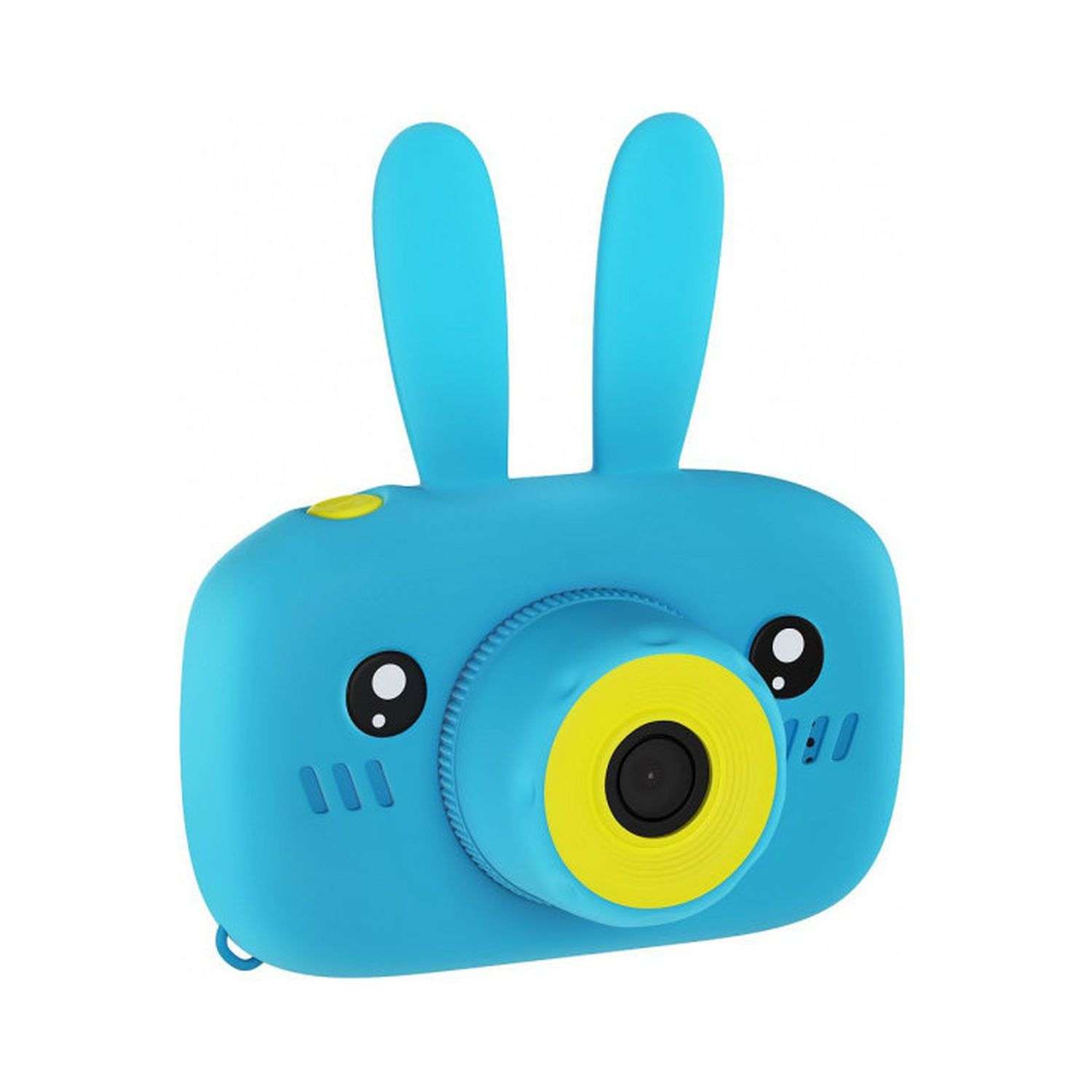 Детский цифровой фотоаппарат Uniglodis зайчик голубой купить по цене 737 ₽  в интернет-магазине Детский мир