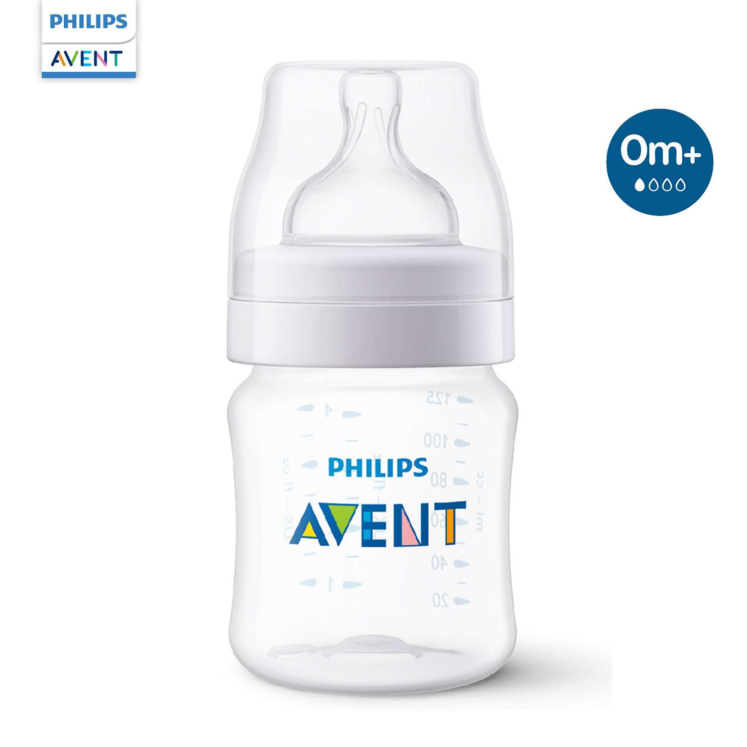 Бутылочка для кормления Philips Avent Anti-colic 125мл с 0месяцев SCY100/01 - фото 1