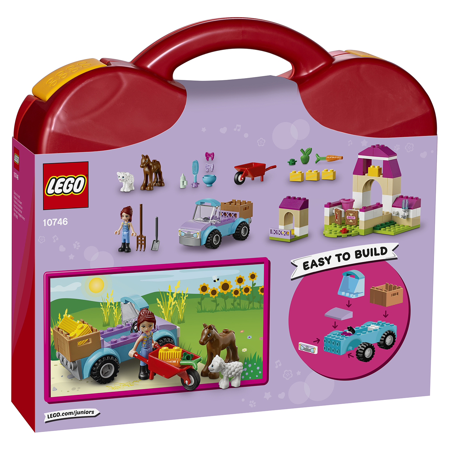 Конструктор LEGO Juniors Чемоданчик «Ферма Мии» (10746) - фото 3