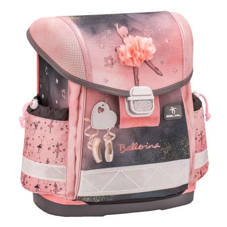 Школьный ранец BELMIL Classy Ballerina Black Pink с наполнением серия 403-13/O/9/SET